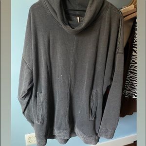Free People Grey Turtle Neck